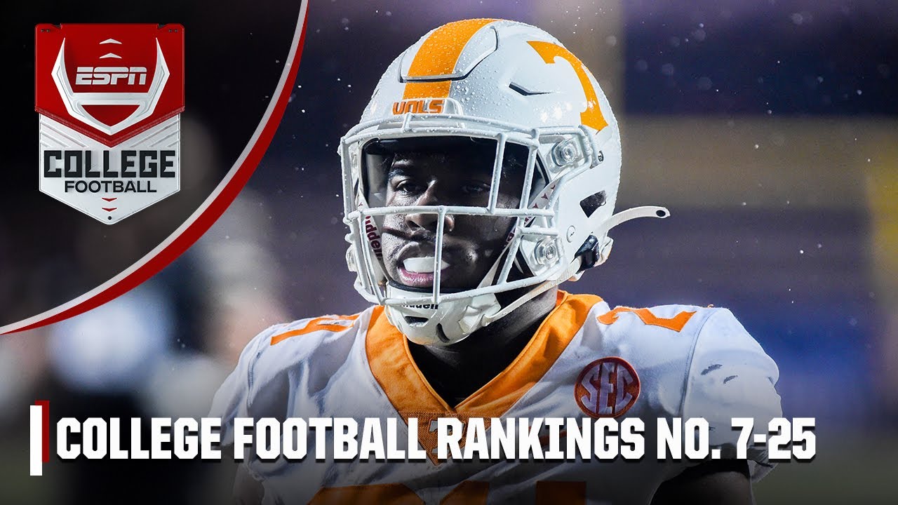 Vols No. 17 In First College Football Playoff Rankings