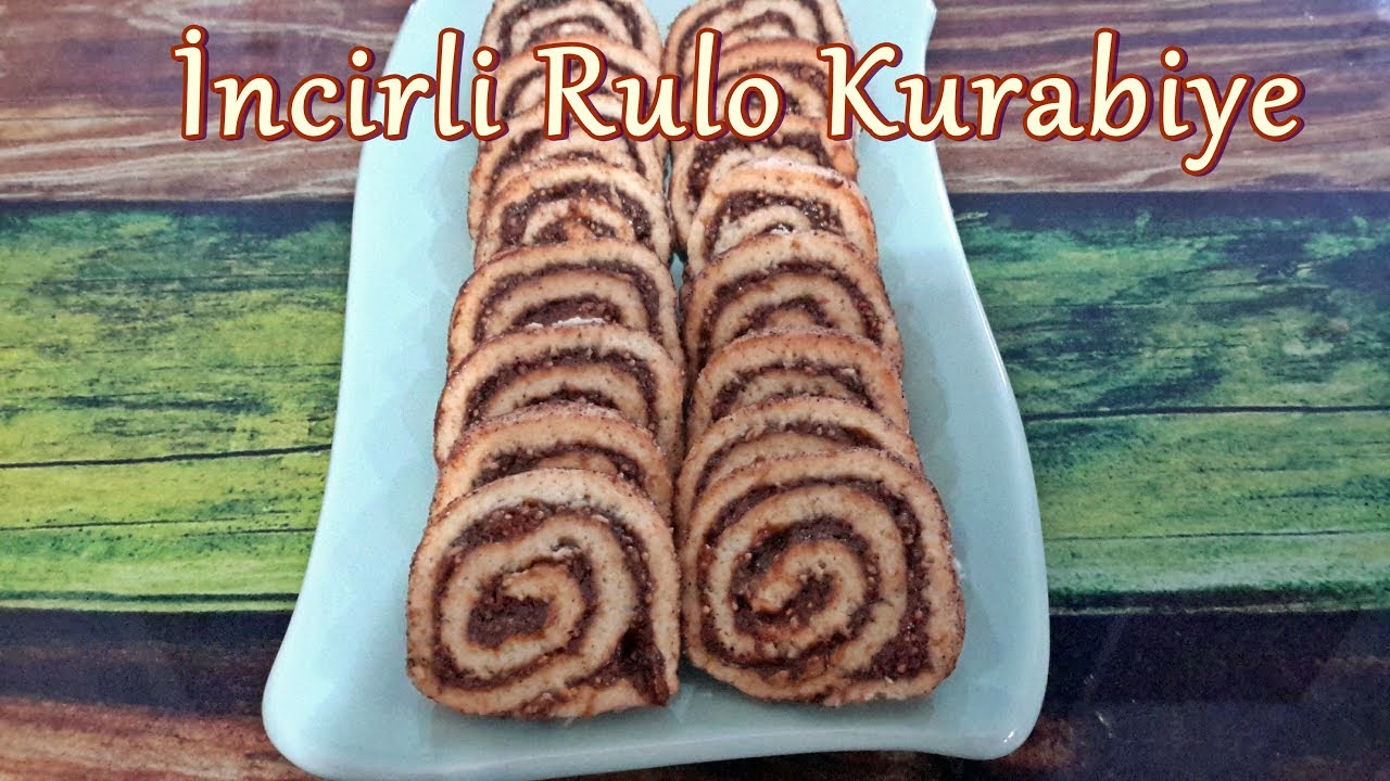 5 DAKİKADA İNCİRLİ RULO KURABİYE TARİFİ YouTube