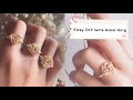 DIY Easy Wire Rose Ring Tutorial || 3 Minute TikTok Rings || Beginner Wire Wrap || DanicatTreasures