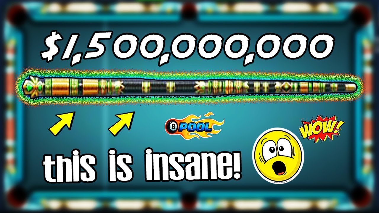 PURCHASING THE MOST EXPENSIVE 8 BALL POOL CUE EVER - 1.5 Billion Cue - 