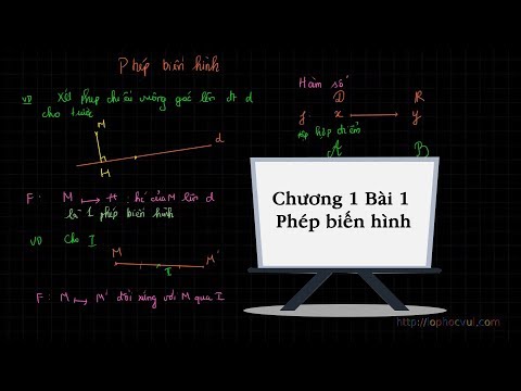 Video Hình học 11 Chương 1 Bài 1 Phép biến hình - YouTube