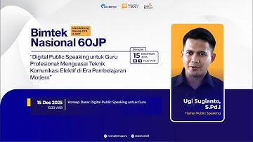 H1: Bimtek Digital Public Speaking - Menguasai Teknik Komunikasi Efektif di Era Pembelajaran Modern
