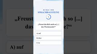 Achtung, Falle im DTB B1 Test! ❌ Sprachbausteine #shorts