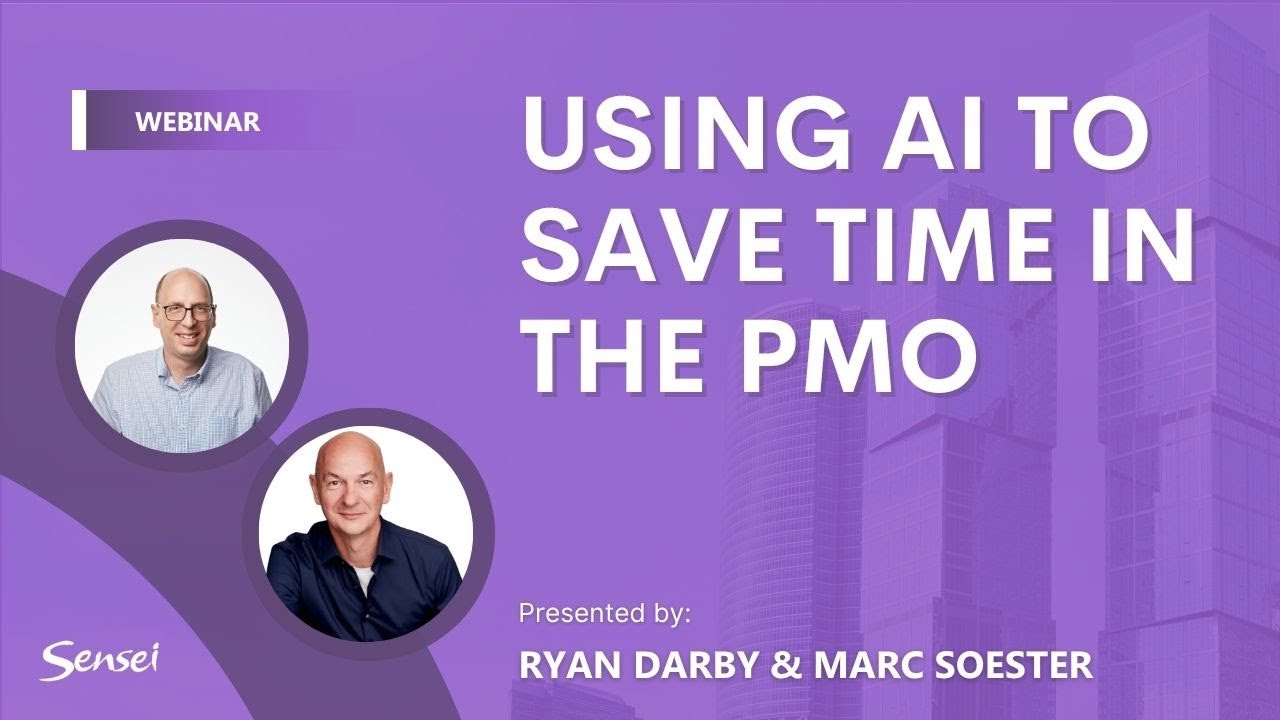 AAE Webinar: Using AI to save time in the PMO