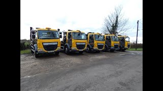DAF LF 250 SKIP LOADER EURO 6 HYVA EQUIPMENT 2015 YEAR