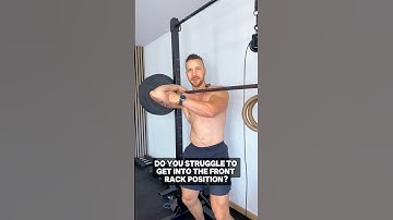 Struggling With The Front Rack Position? Try This! #frontsquat #shouldermobility
