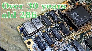 Let's repair an old 286 mainboard Jaton JAM-2301-V1