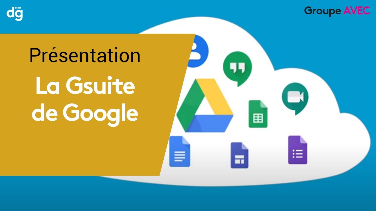 Présentation de la Gsuite de Google pour entreprise