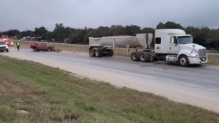 Driver of pickup truck killed on impact after rear-ending 18-wheeler in South Bexar County, BCSO...
