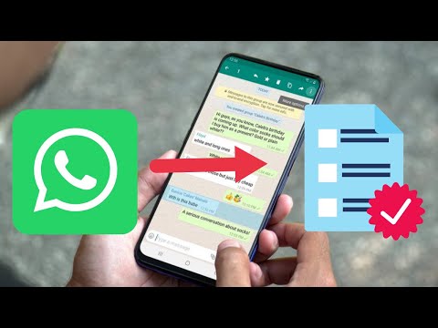 Video: ¿Cómo exporto el historial de chat de WhatsApp?