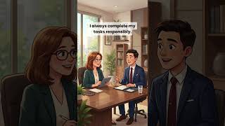 💼 Job Interview Conversation in English | Easy English Dialogue Practice 🎤✨ #learnenglish #shorts