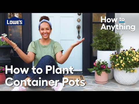 How to Plant Container Pots | How To Anything @lowes