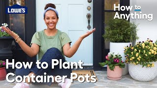 How to Plant Container Pots | How To Anything