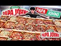 This 16 Year Old Kid Ate The Entire Papa Johns Menu in 10 Minutes (Pizza Challenge)