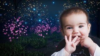 relaxation music for children to sleep, piano for children + water noise + wind noise + bird singing