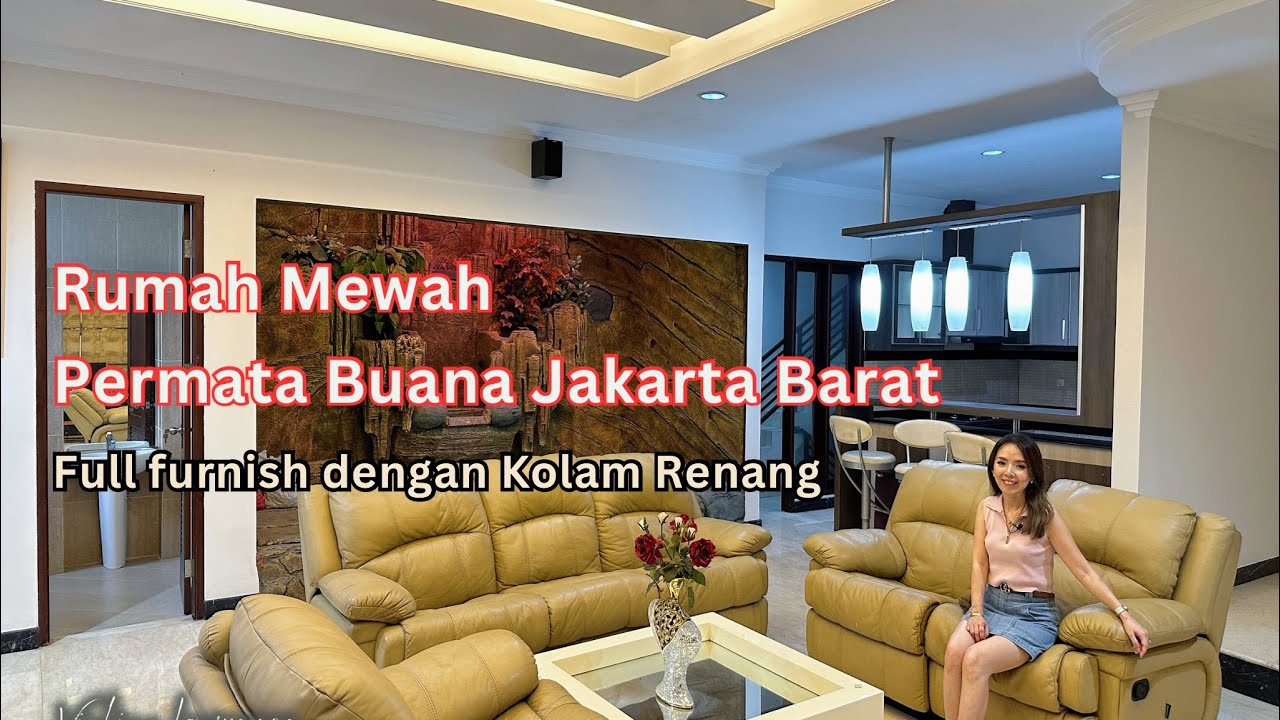 Rumah Permata Buana Jakarta Barat | mewah Full furnish dengan kolam renang