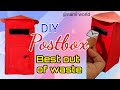 Mini post box making  best out of waste  nami world 