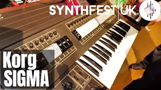 SYNTHFEST 2019 - Nigel Mullaney's Korg Sigma SYNTHFEST 2019 - Nigel Mullaney's Korg Sigma