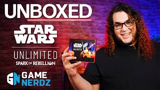 Star Wars Unlimited Spark of Rebellion Unboxing