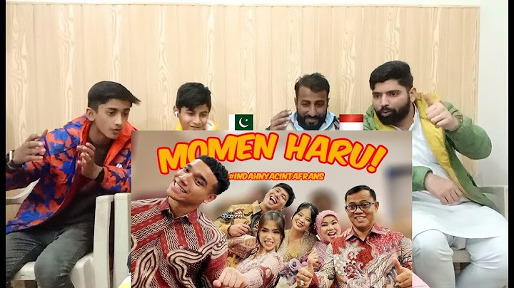 MONMEN HARU DAN BAHAGIA DA FRANS #INDAHnyacintaFRANS | Pakistani Reaksi | D-R-RUE