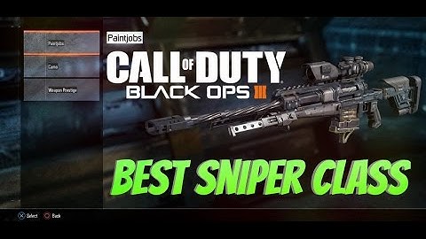 Black Ops 3 - BEST SNIPER CLASS SETUP GUIDE (For Low Levels)