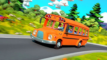 82 Seconds Wheels on the Bus | Several Versions || Nurserhy Rhymes || Crocomix new Lullaby Bus Song