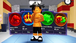 I Got EVERY GAMEPASS in Roblox Fight In A School