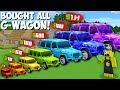 What if YOU BUY ALL SIZES OF MERCEDES-BENZ G-CLASS in Minecraft ? TINY VS BIG G-WAGON !