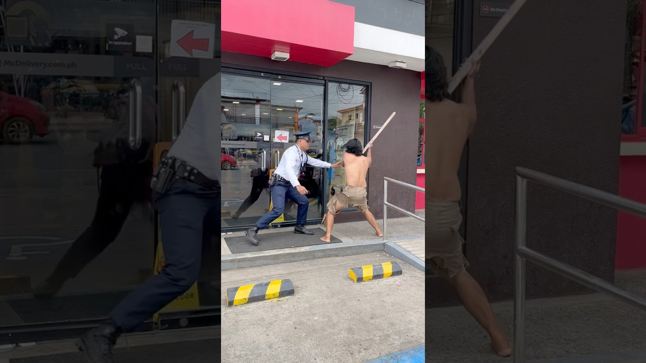 Baliw prank 🤣🤣🤣papasok nang MCdonalds prank f