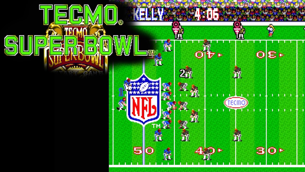 Tecmo Super Bowl (SNES) 60fps Gameplay YouTube