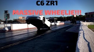 C6 ZR1 Rides Massive Wheelie!