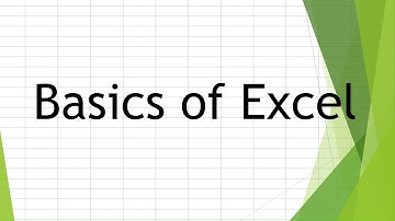 Introduction to Excel | Learn Excel Basics: Layout, Cells, Rows, Columns