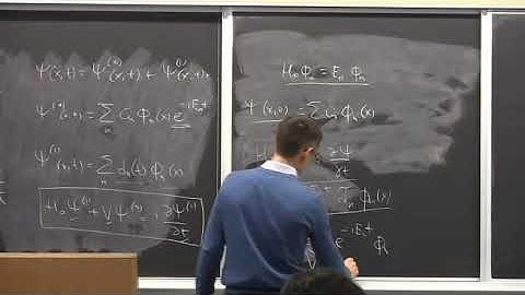 CHM1478 Lecture 10: Time-dependent perturbation theory