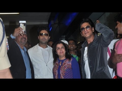 Happy New Year Team Spotted At Mumbai Airport