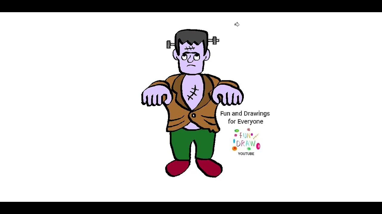 Hoe het monster van Frankenstein te tekenen - YouTube