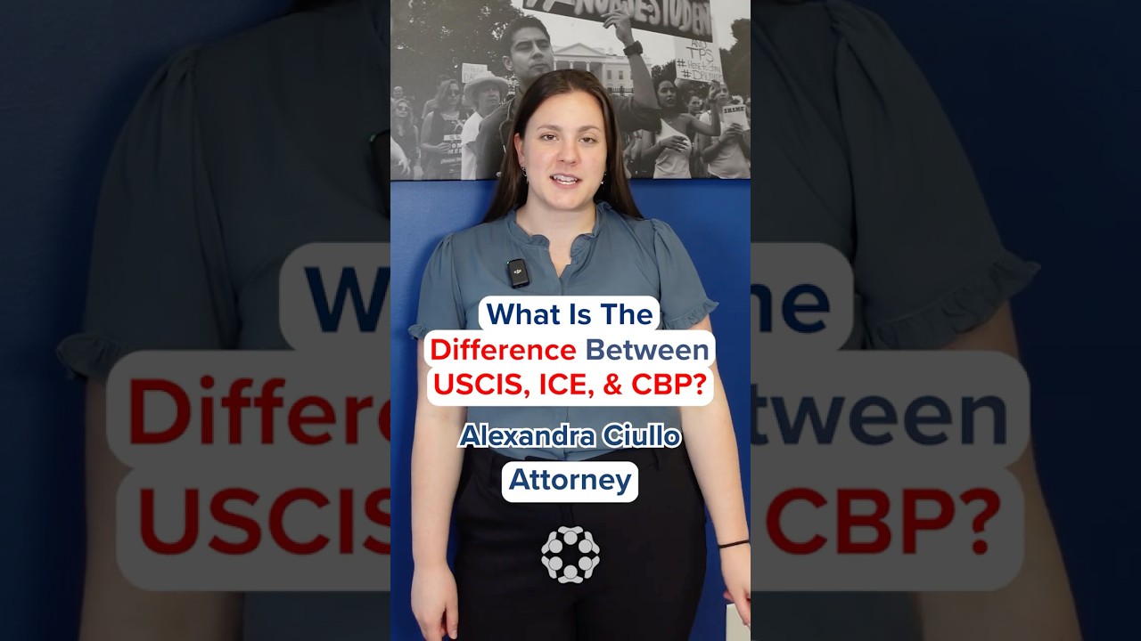 USCIS, ICE & CBP — different roles, one system.⚖️ Know how each impacts immigration!