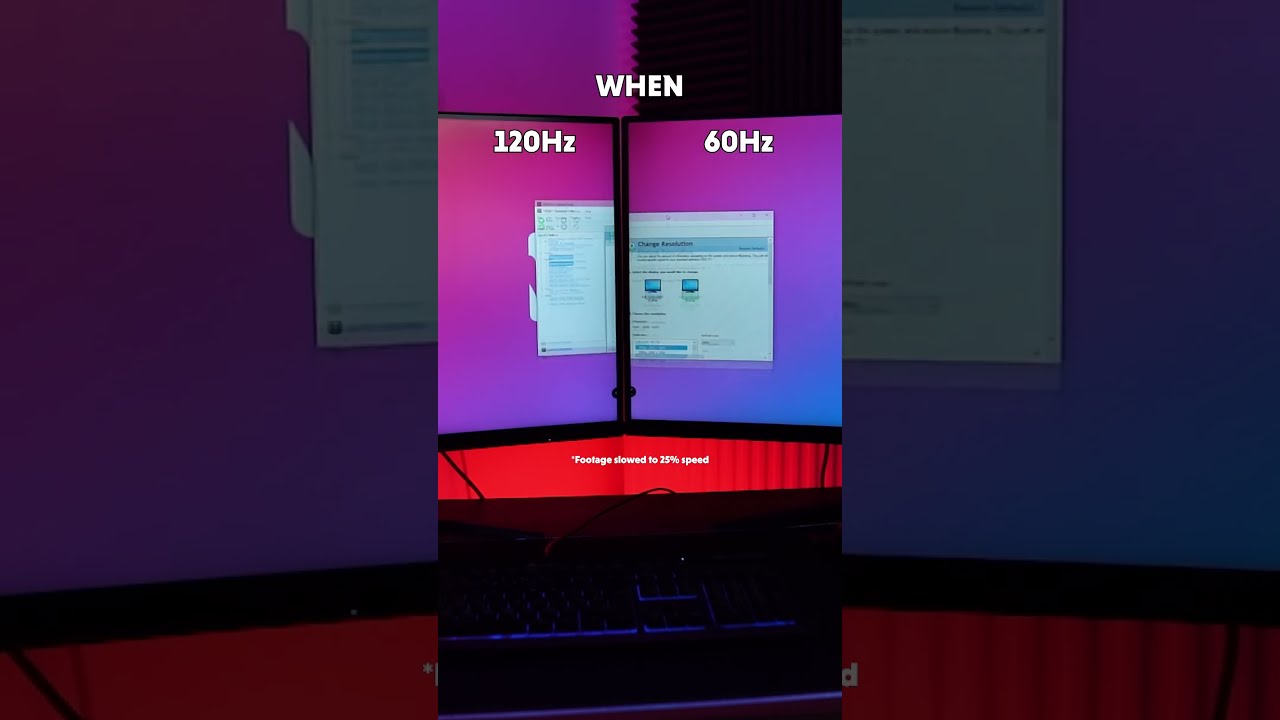 You Wont Believe The Difference Monitor Refresh Rates Test