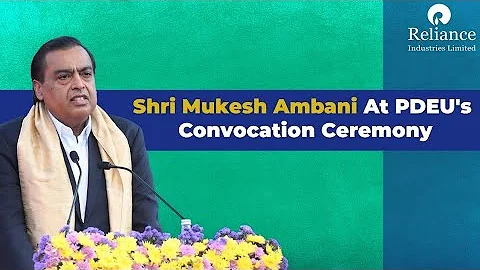 Shri. Mukesh Ambani at PDEU Convocation | The Promise Made to PM Modi That Built PDEU