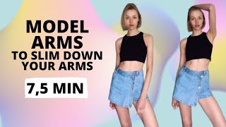 Best Workout to get slim Model Arms / Nina Dapper