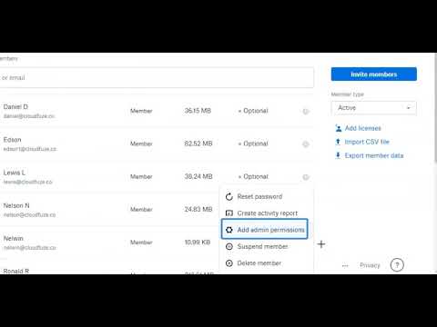 Instructions: Adding a New Admin to Dropbox Business Account