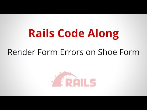 Render Form Errors on Shoe Form