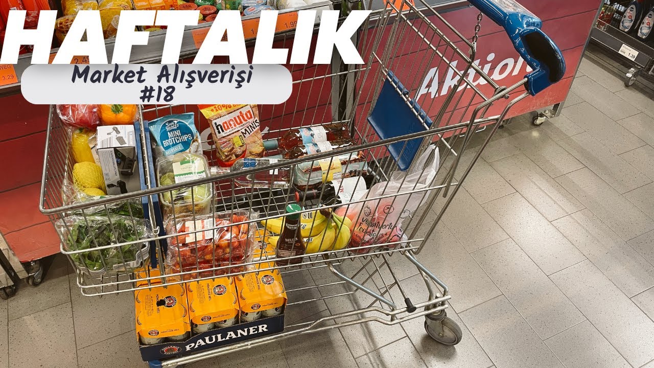 Almanya'da bu hafta marketten neler aldık? #18 | Aldi, Netto, Lidl, Rewe