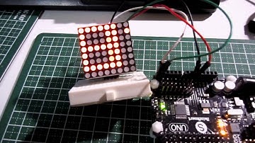 aitendo I2Cマトリックスキットで美咲フォントの表示