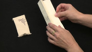 Document Security: Document in a Textile Bag, Italy (1578) (UH0010)