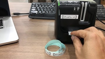 Chức năng bo góc (bế góc nhãn) tự động | Máy in nhãn Tepra SR5900P | KHUÊ TÚ