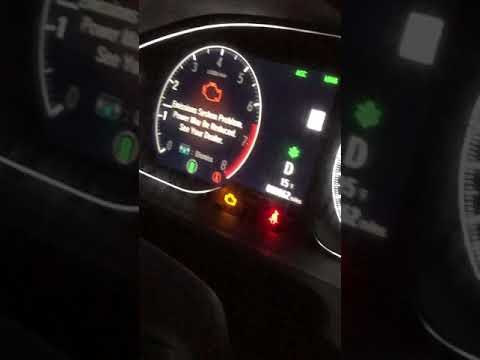 Honda Accord 2018 ex 8k miles emission problems