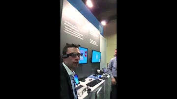 SpeechTrans HP MyRoom Wearable Demo at InterOP 2015