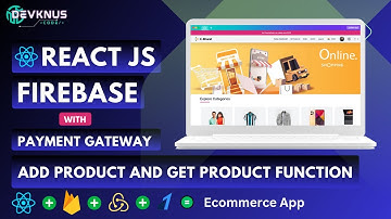 Build Ecommerce with React & Firebase| Add And Get Product Function| React ProjectsFor Beginners #22