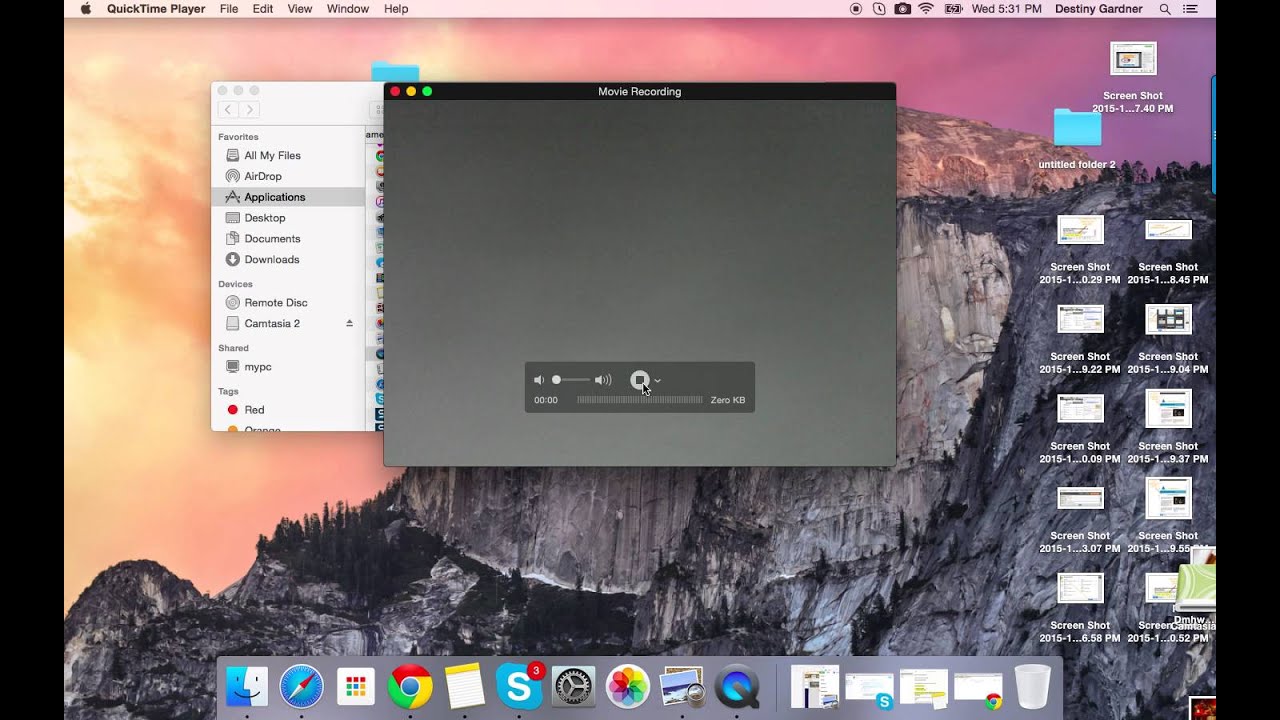 how do i record my screen on my mac