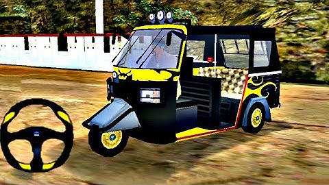 Offroad Tuk Tuk Auto Rickshaw Driving Simulator - Realistic Transporter Game -Android IOS Gameplay